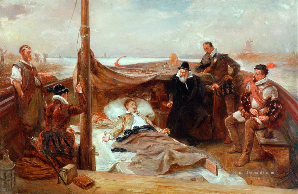 The Last Days of Sir Philip Sydney Robert Alexander Hillingford Ölgemälde